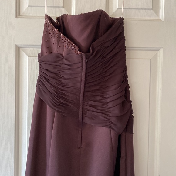 Long dress size 8 color brown - Picture 4 of 4